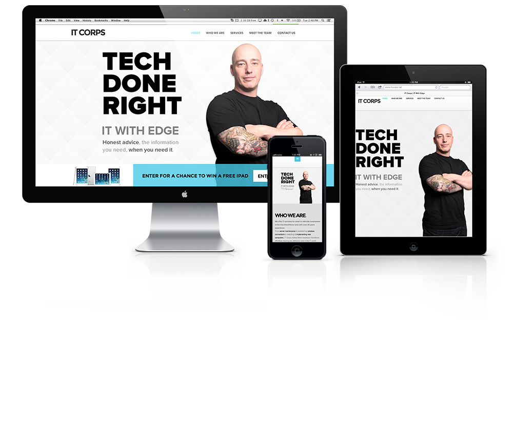 Website Design for IT CORPS