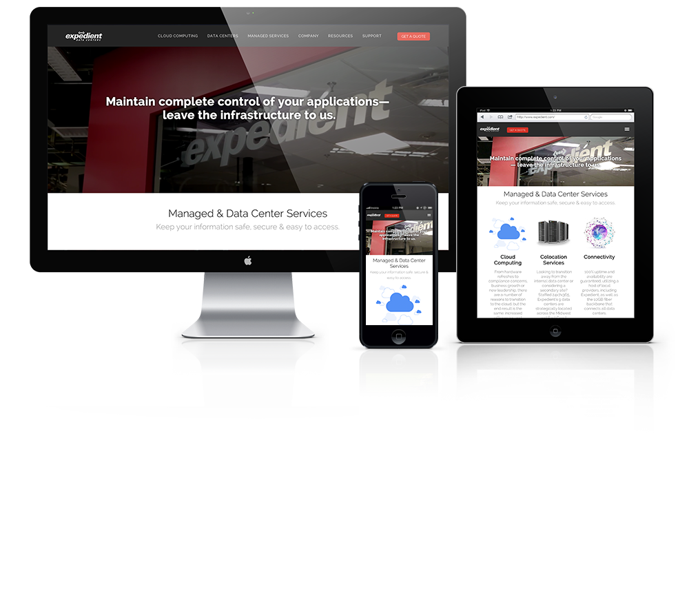 Website Design for Expedient