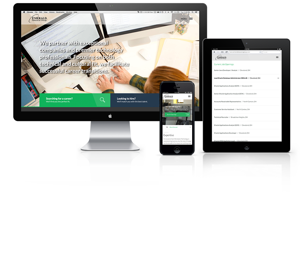 Website Design for Emerald Resource Group