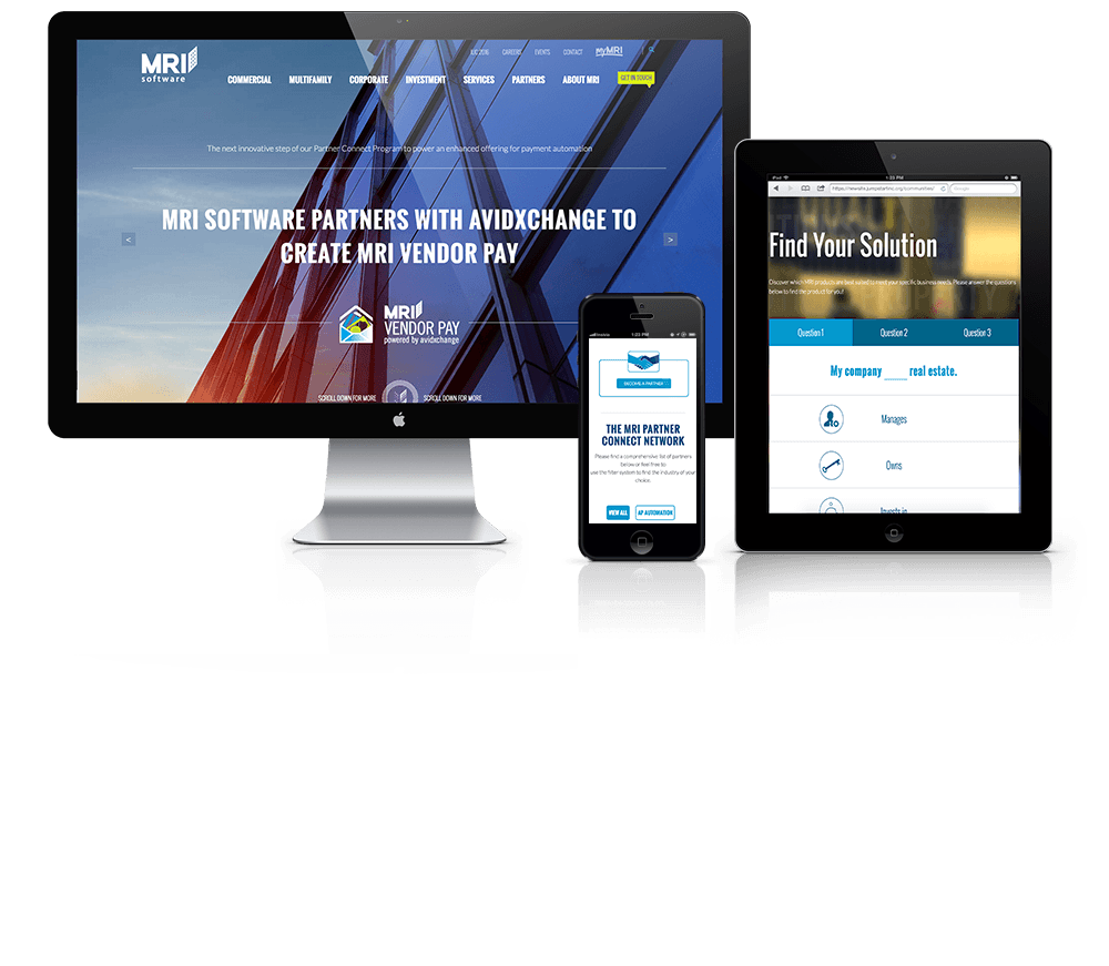 Website Design for MRI Software
