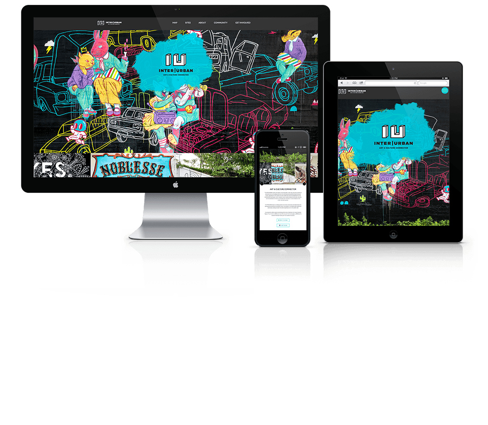 Website Design for Inter|Urban Website