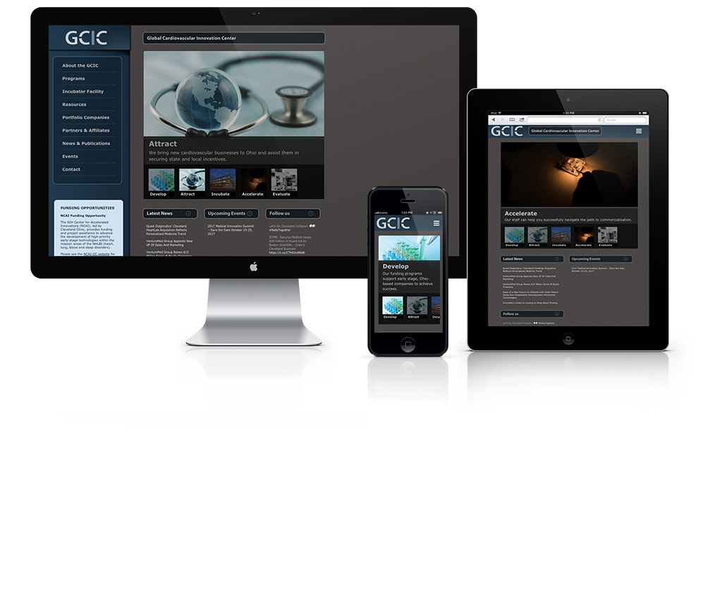 Website Design for Cardiovascular Innovation Center