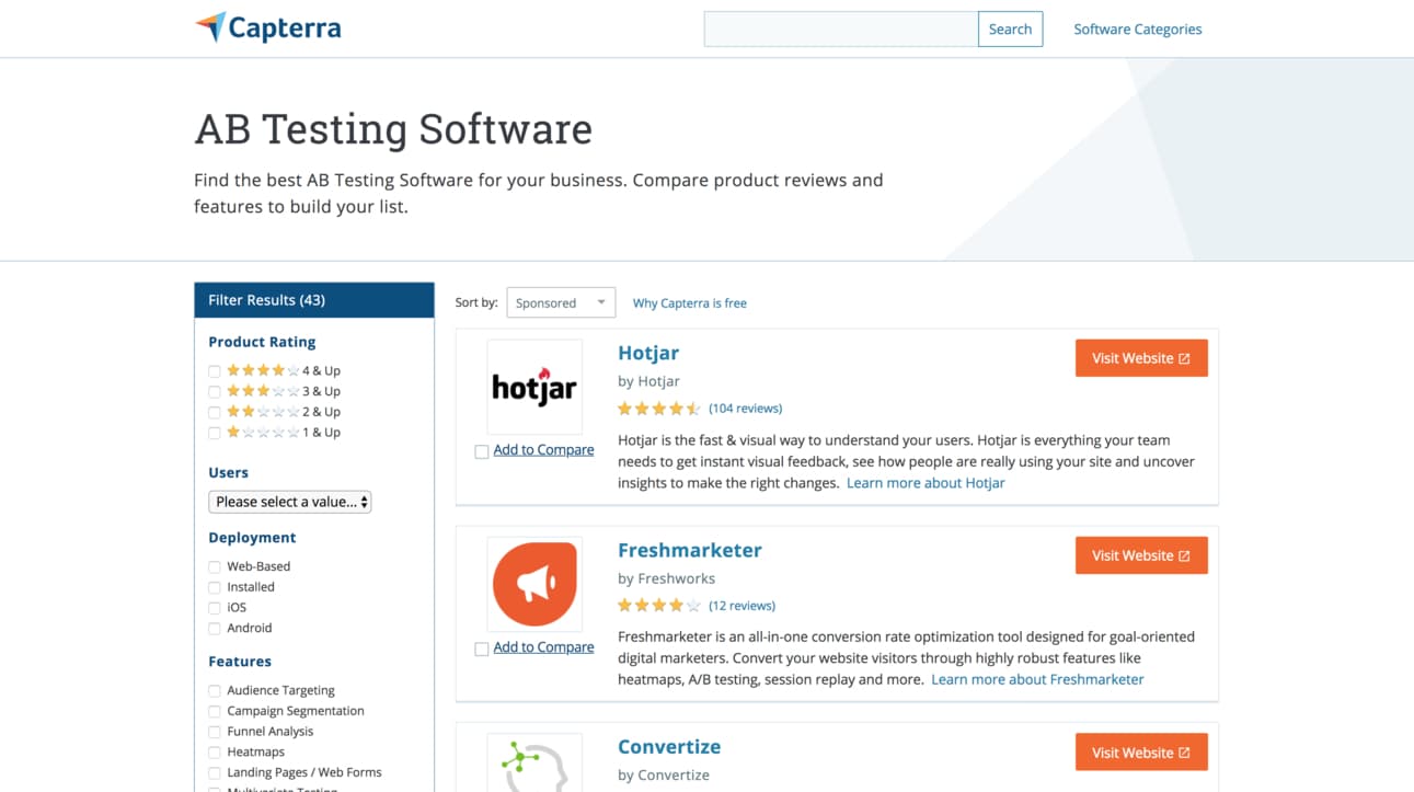 Capterra SEO Software