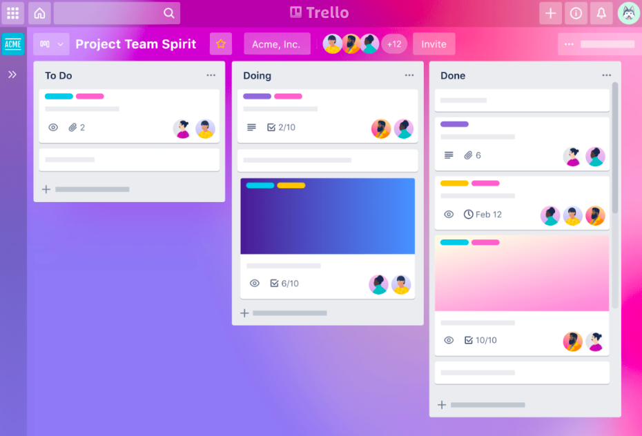 trello project management