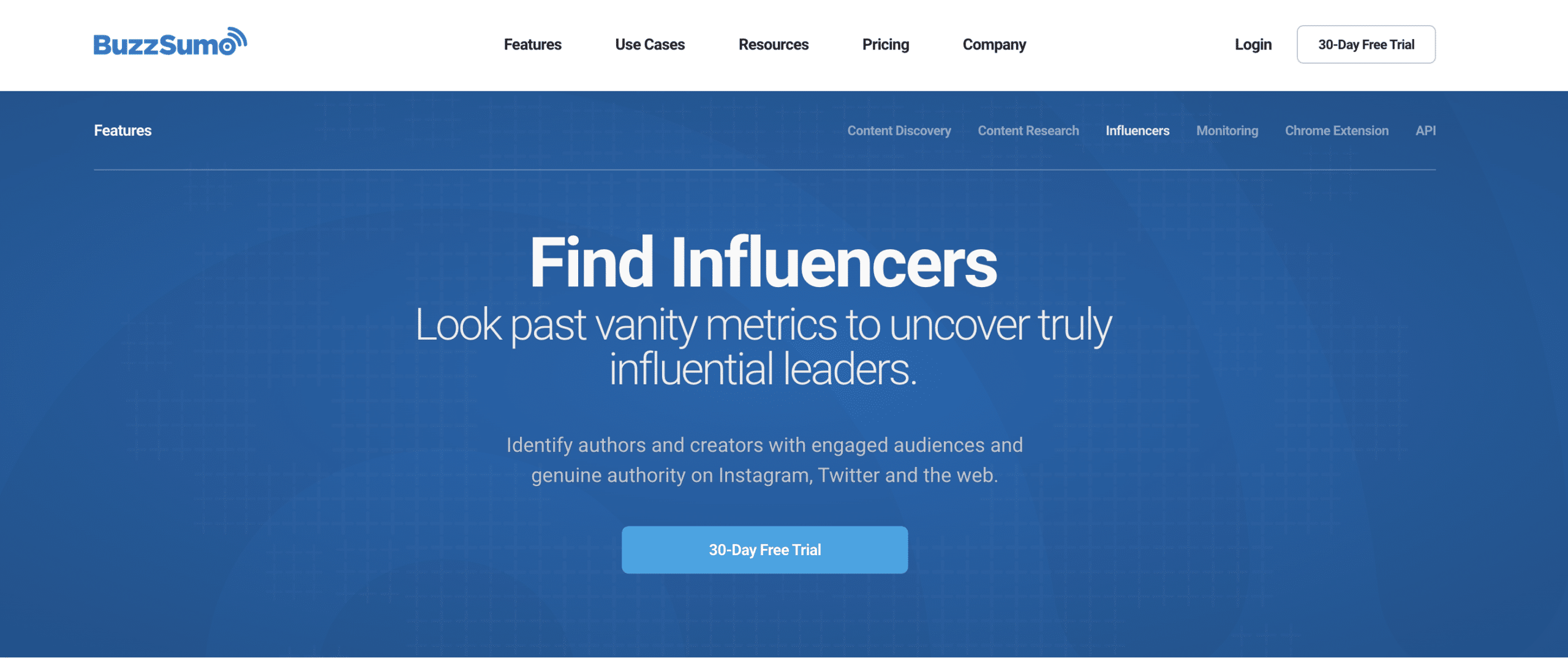 BuzzSumo influencer marketing tool