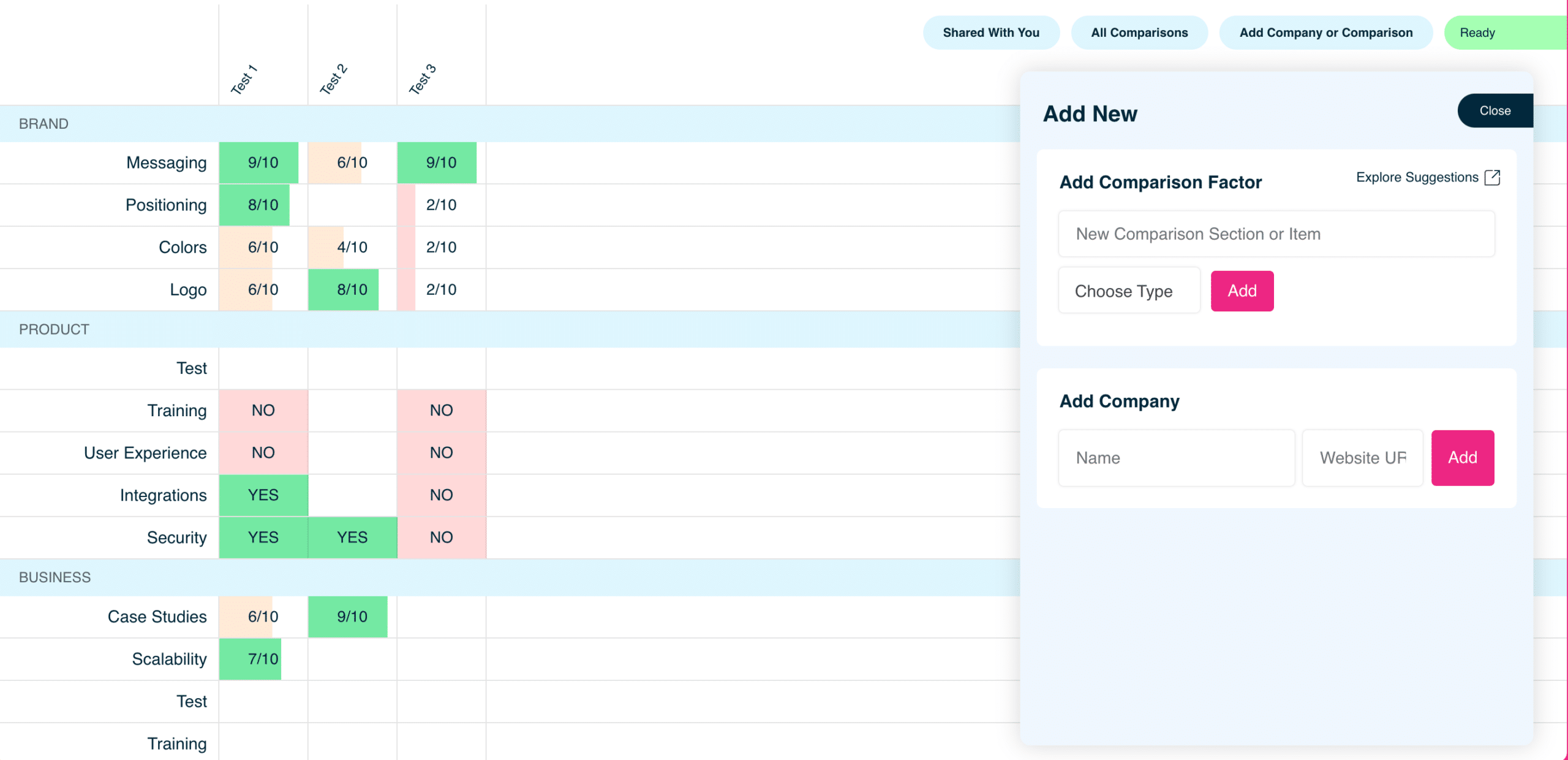 competitor analysis tool