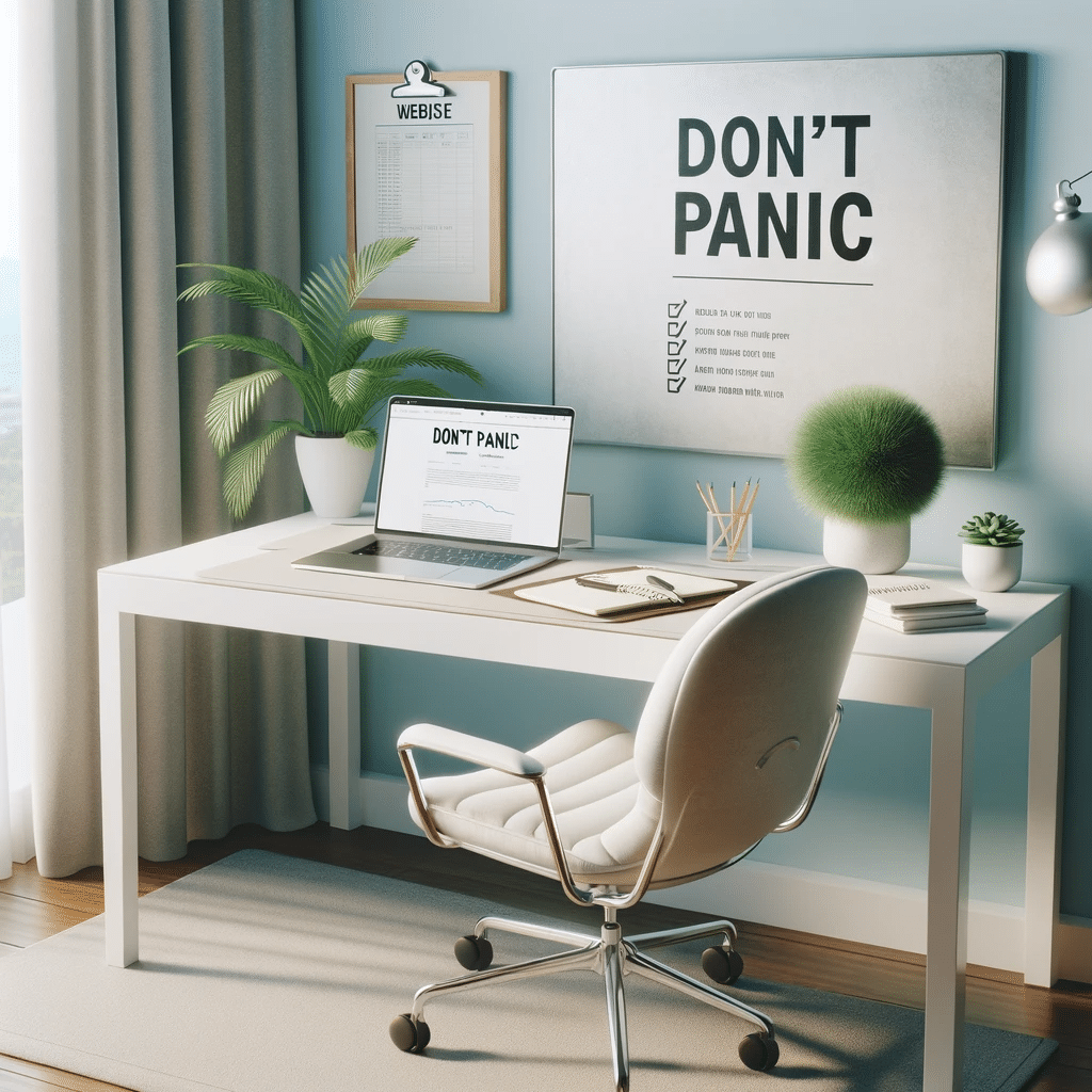 Don't Panic Web Strategy